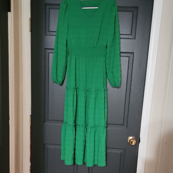 Elegant Green Maxi Dress - Picture 1 of 5